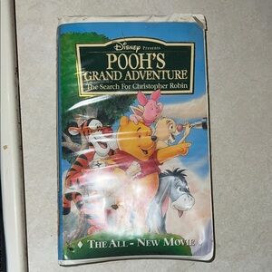 Disney Classic VHS with Black and White Design